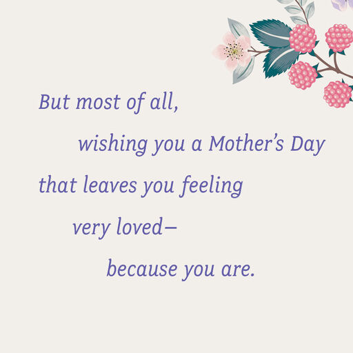 Happiness, Warmth and Love Mother's Day Card for Grandma, 