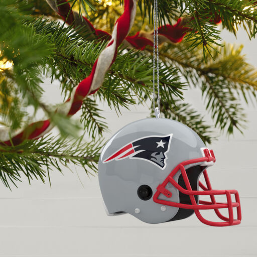 NFL New England Patriots Helmet Ornament With Sound, 