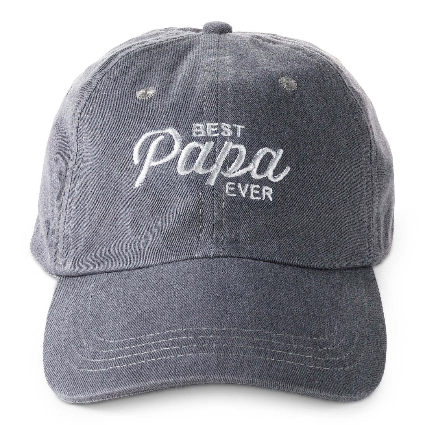 Best Papa Ever Gray Twill Baseball Cap for only USD 14.99 | Hallmark