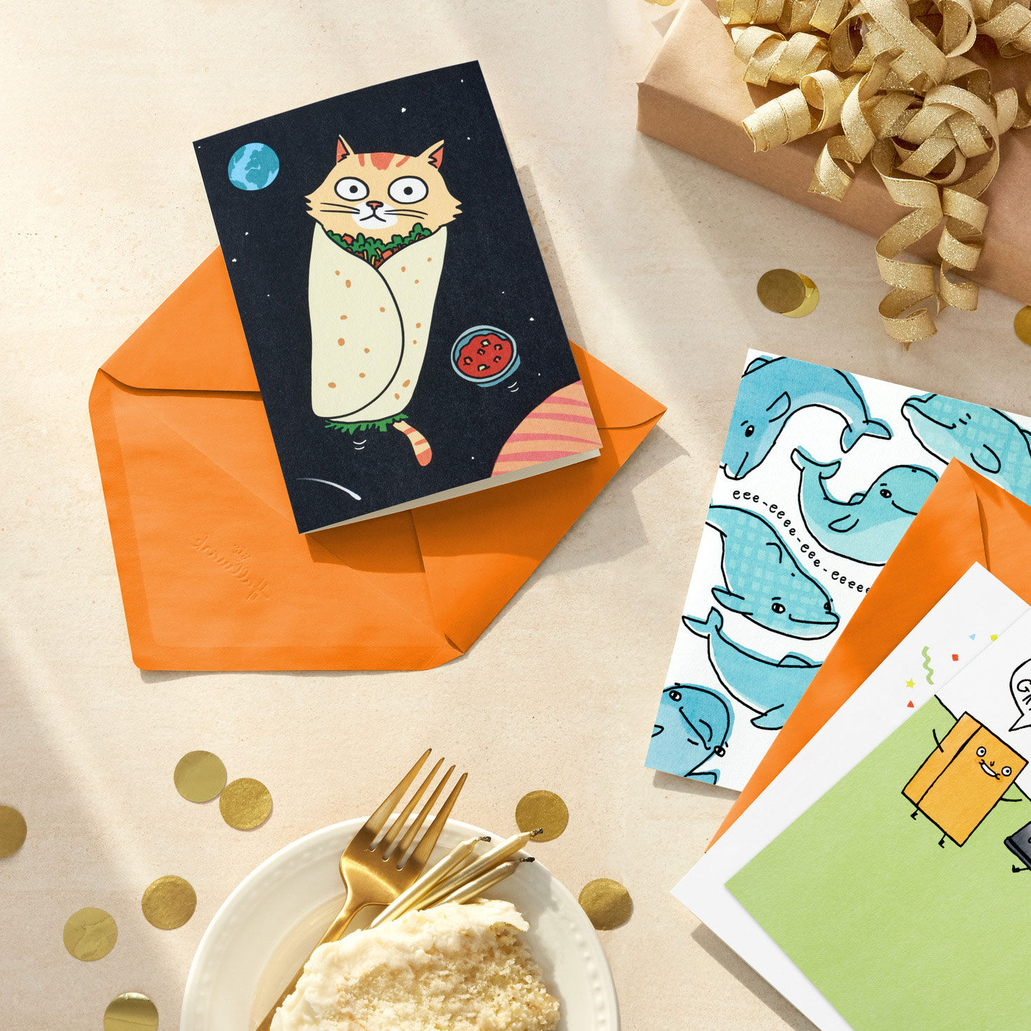 Fun Illustrations and Puns Funny Cards Assortment card in use image number 8