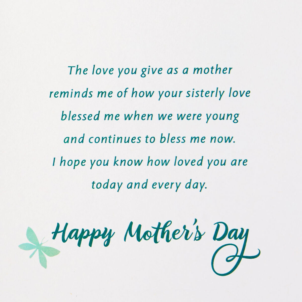 So Blessed, So Loved Mother's Day Card for Sister - Greeting Cards ...