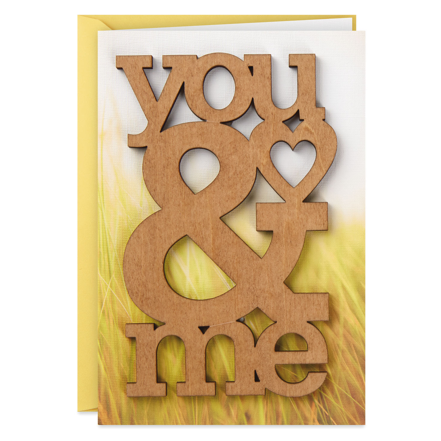 Love Our Life Together Hallmark Signature Wood Anniversary Card Love Card