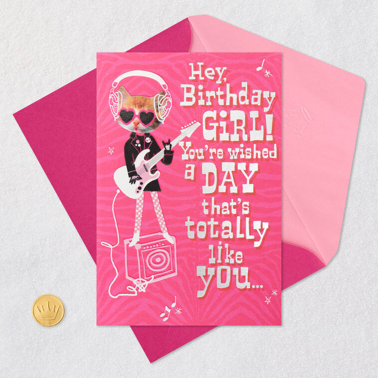 Cool and Fun and Fabulous Girl Birthday Card, , large image number 5