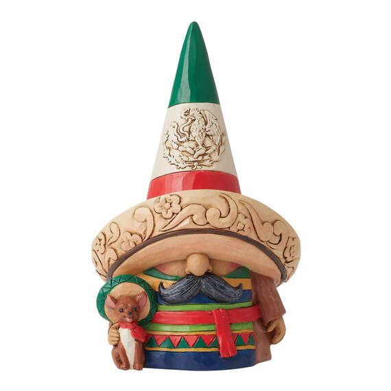 Jim Shore Mexico Colors Gnome Figurine, 5.3"
