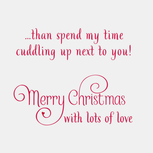 Cuddling Polar Bears Love You Christmas Card, 