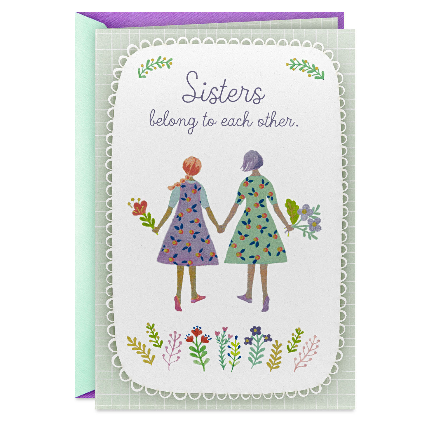 Our Hearts Keep Us Close Birthday Card for Sister