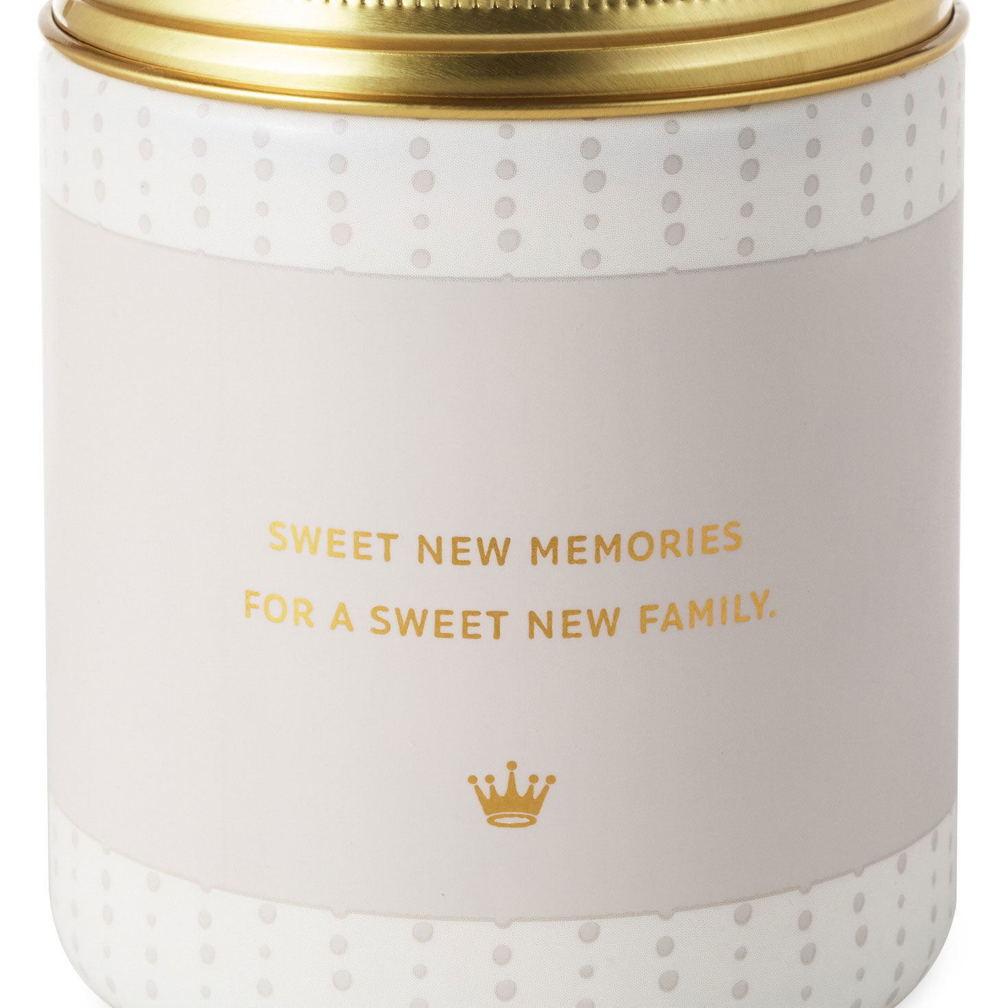 Oh Baby Warm Almond and Blossom Scented Jar Candle closeup view image number 5