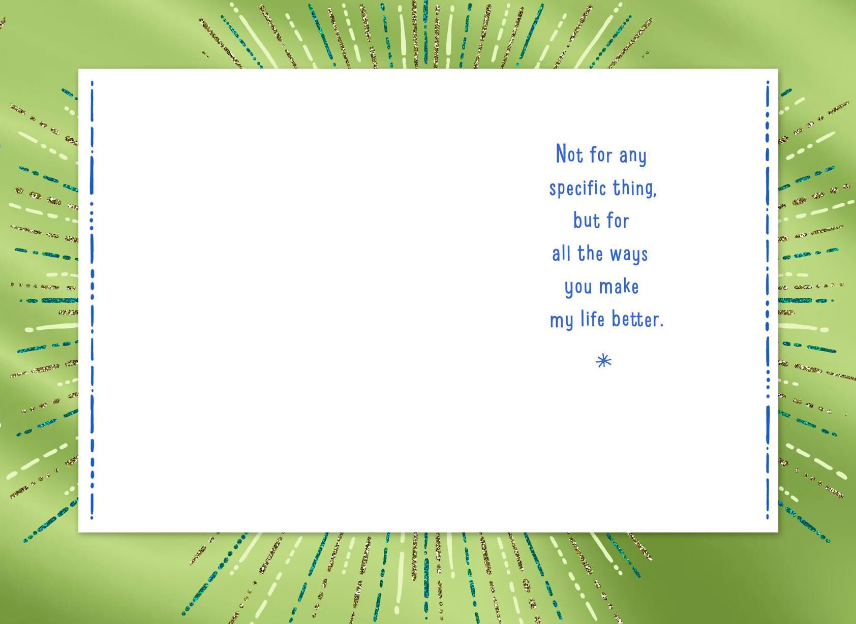 You Shine! Thank You Card