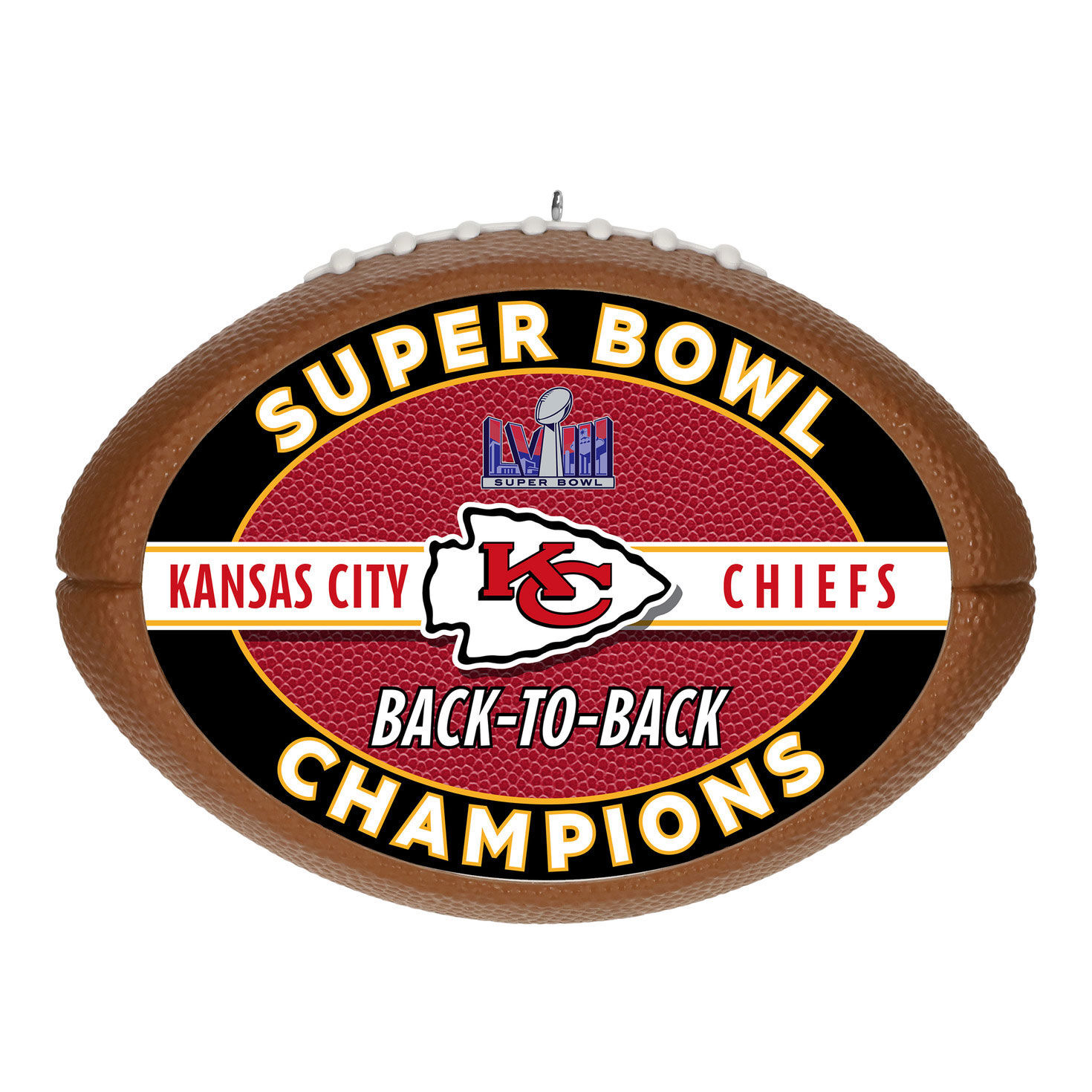 NFL Kansas City Chiefs Super Bowl LVIII Commemorative Ornament for only USD 24.99 | Hallmark
