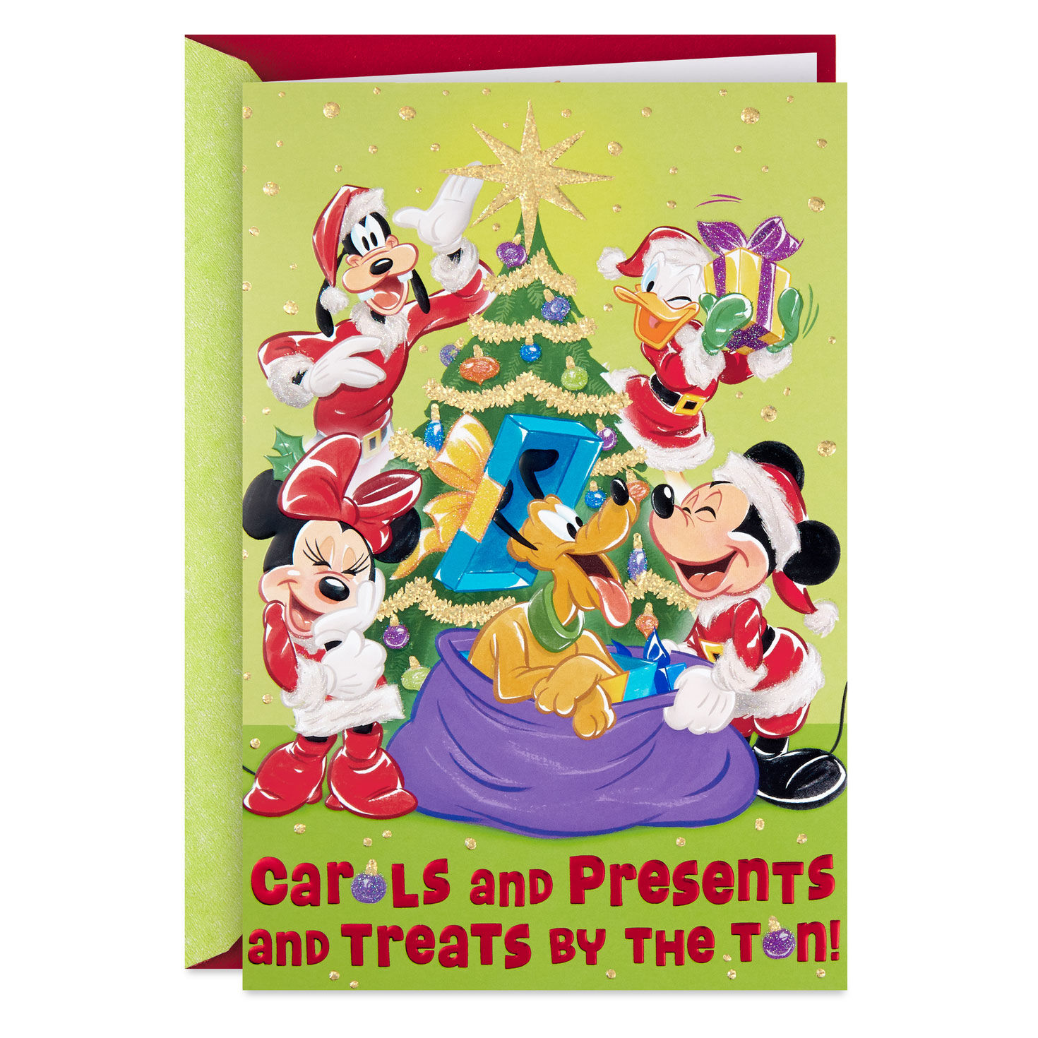 Disney Christmas Photo Greeting Card Mickey Mouse 