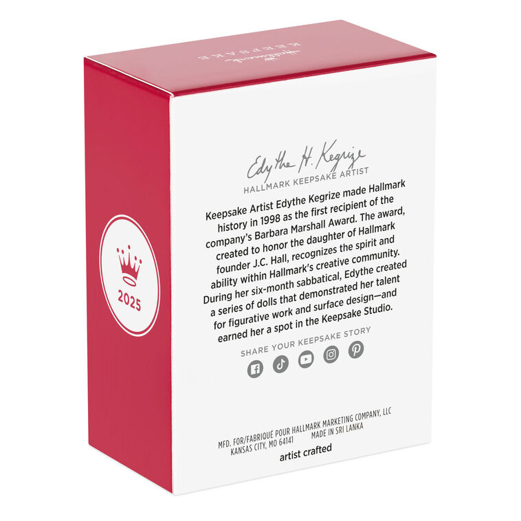 Thread Spools Reindeer Keepsake Ornament package back image number 8