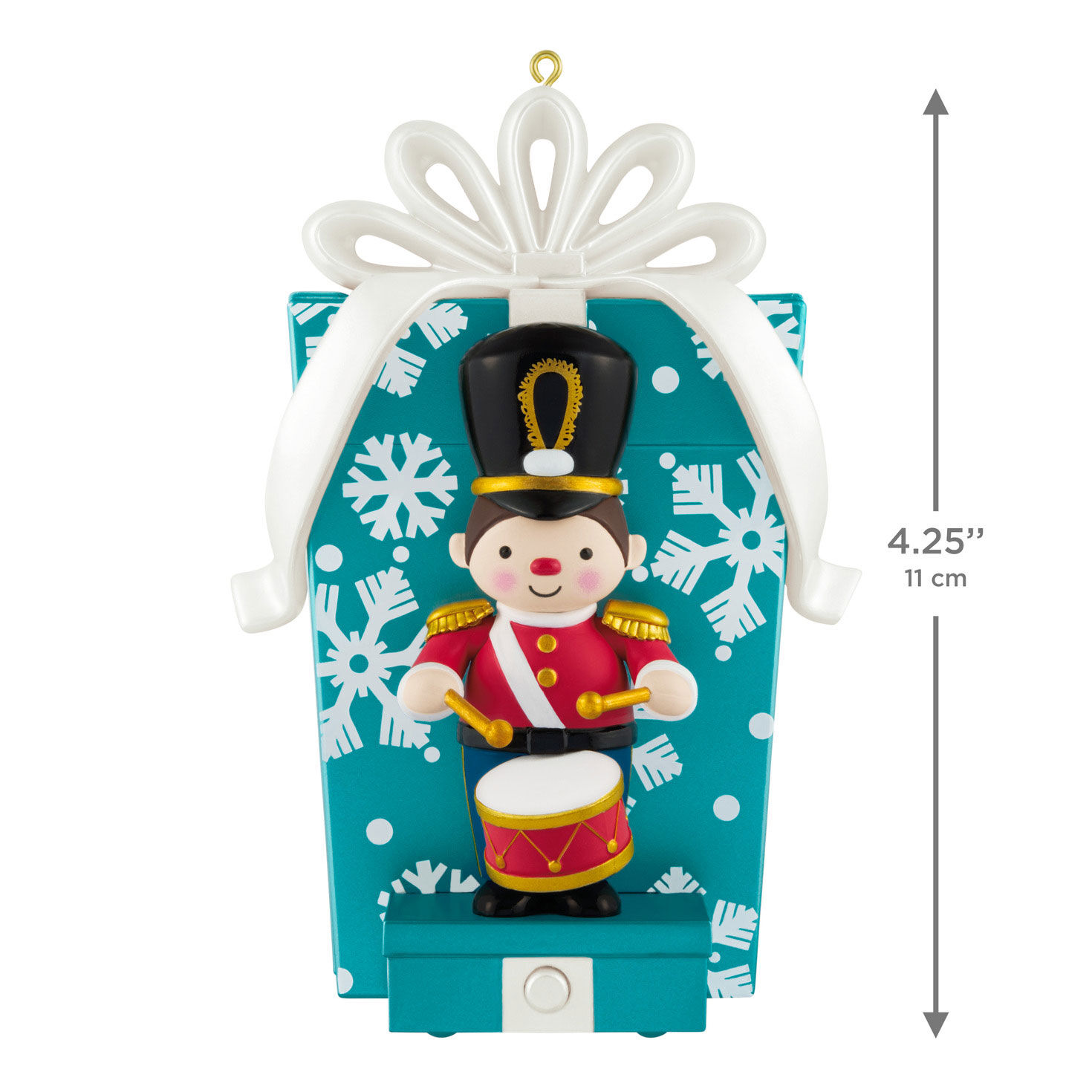 Toy Soldier and Gift Keepsake Ornament measurement image number 3