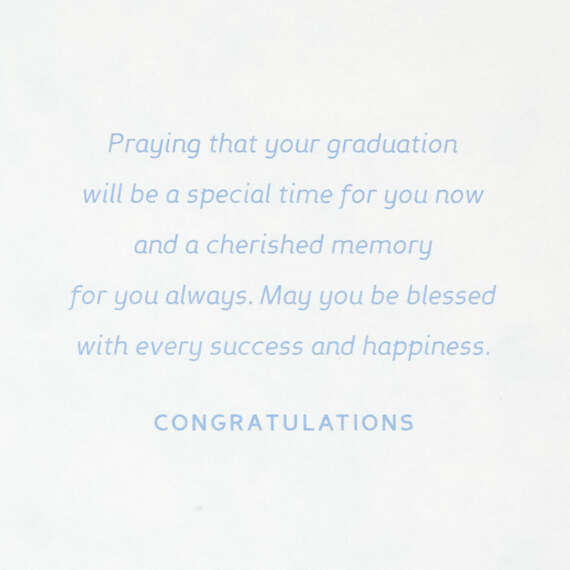 God Is With You Religious High School Graduation Card, , large image number 2