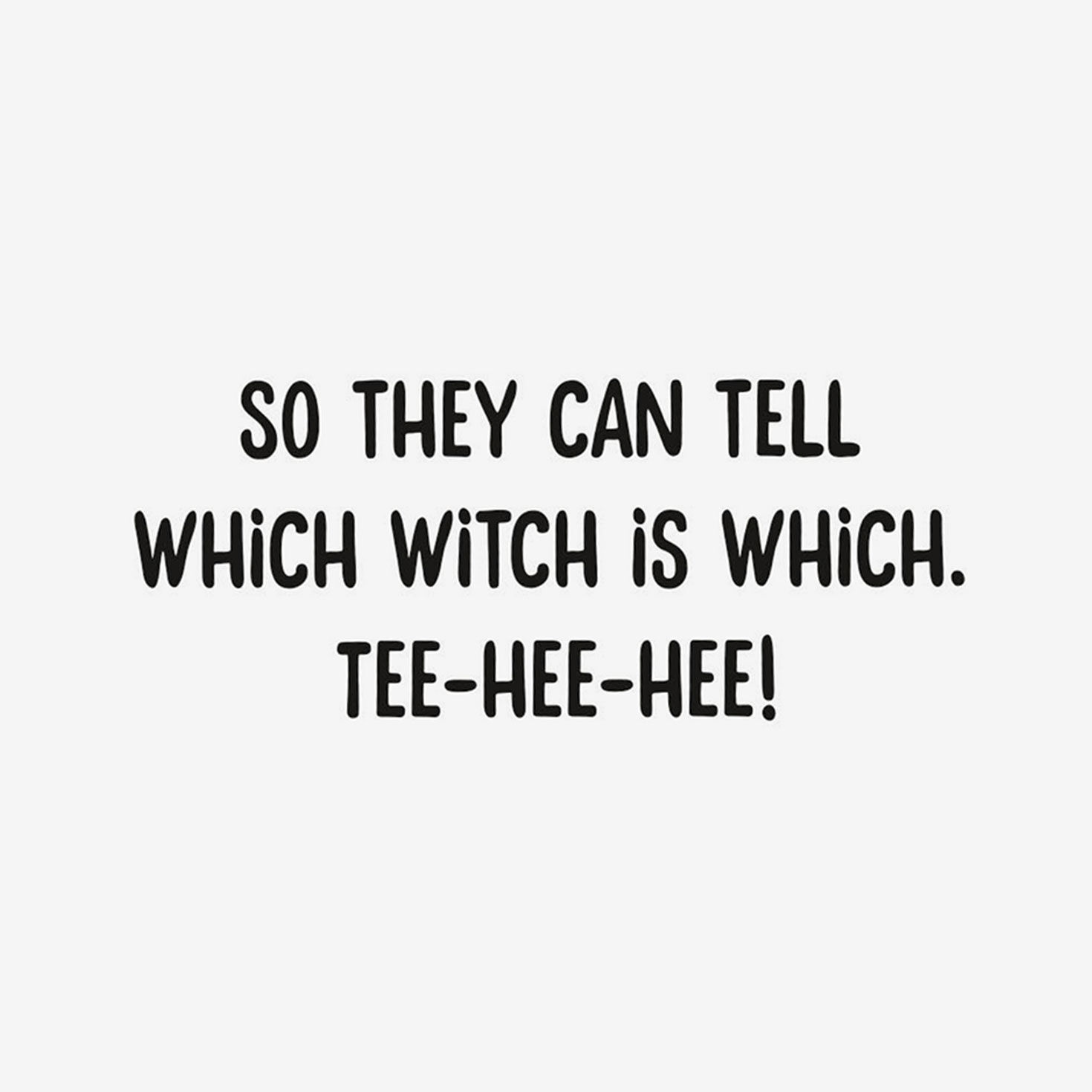 Snoopy and Woodstock Witch Joke Funny Halloween Card Sentiment image number 2