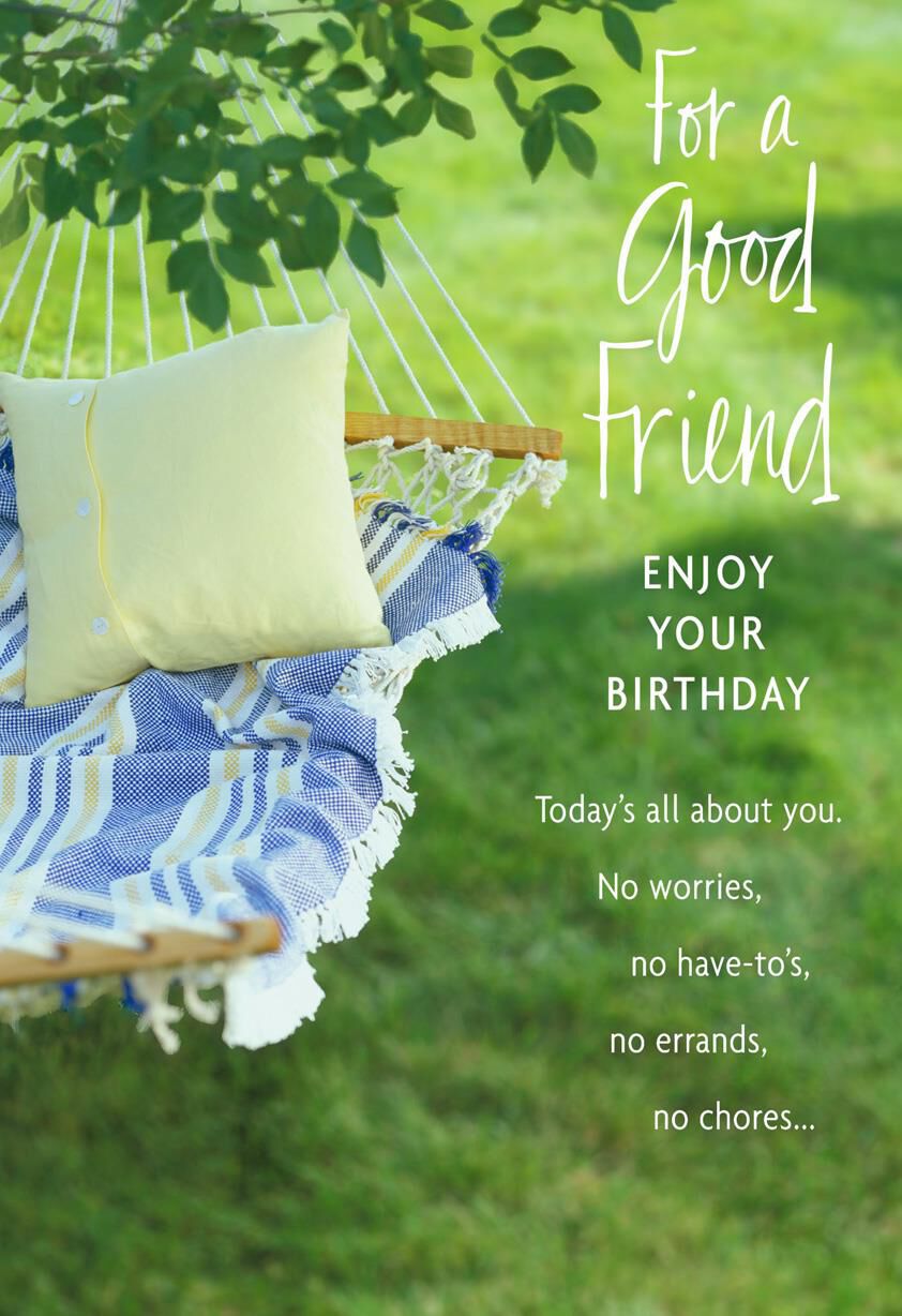 Friend, Enjoy Your Birthday Card - Greeting Cards - Hallmark