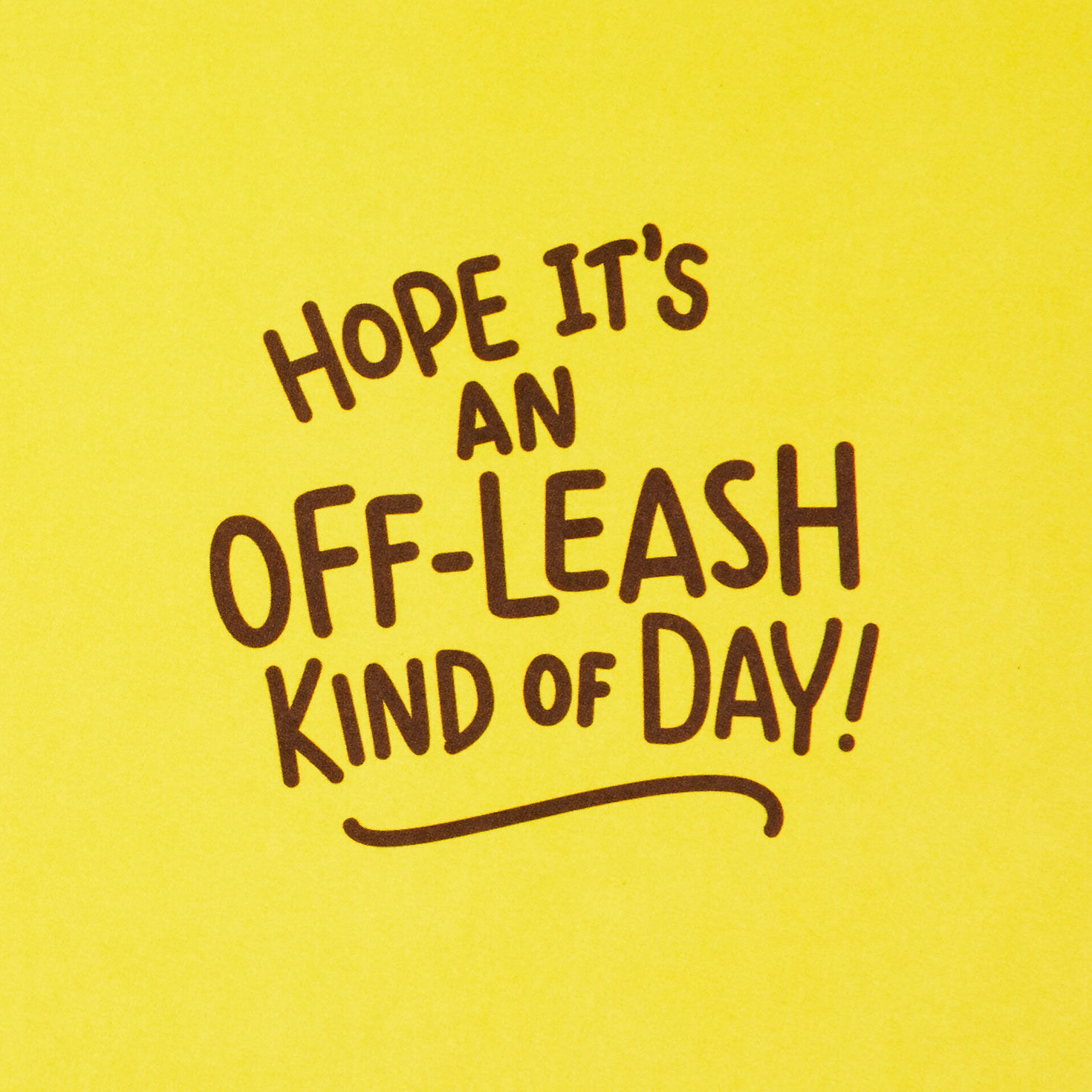 Have an Off-Leash Kind of Day Funny Birthday Card, , large image number 2
