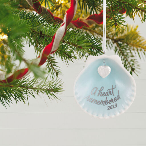 A Heart Remembered 2023 Porcelain Ornament, 