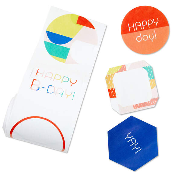 Happy Day Stickers on Roll, Pack of 27, , large image number 2