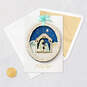 O Holy Night Nativity Scene Christmas Card With Ornament, , large image number 6