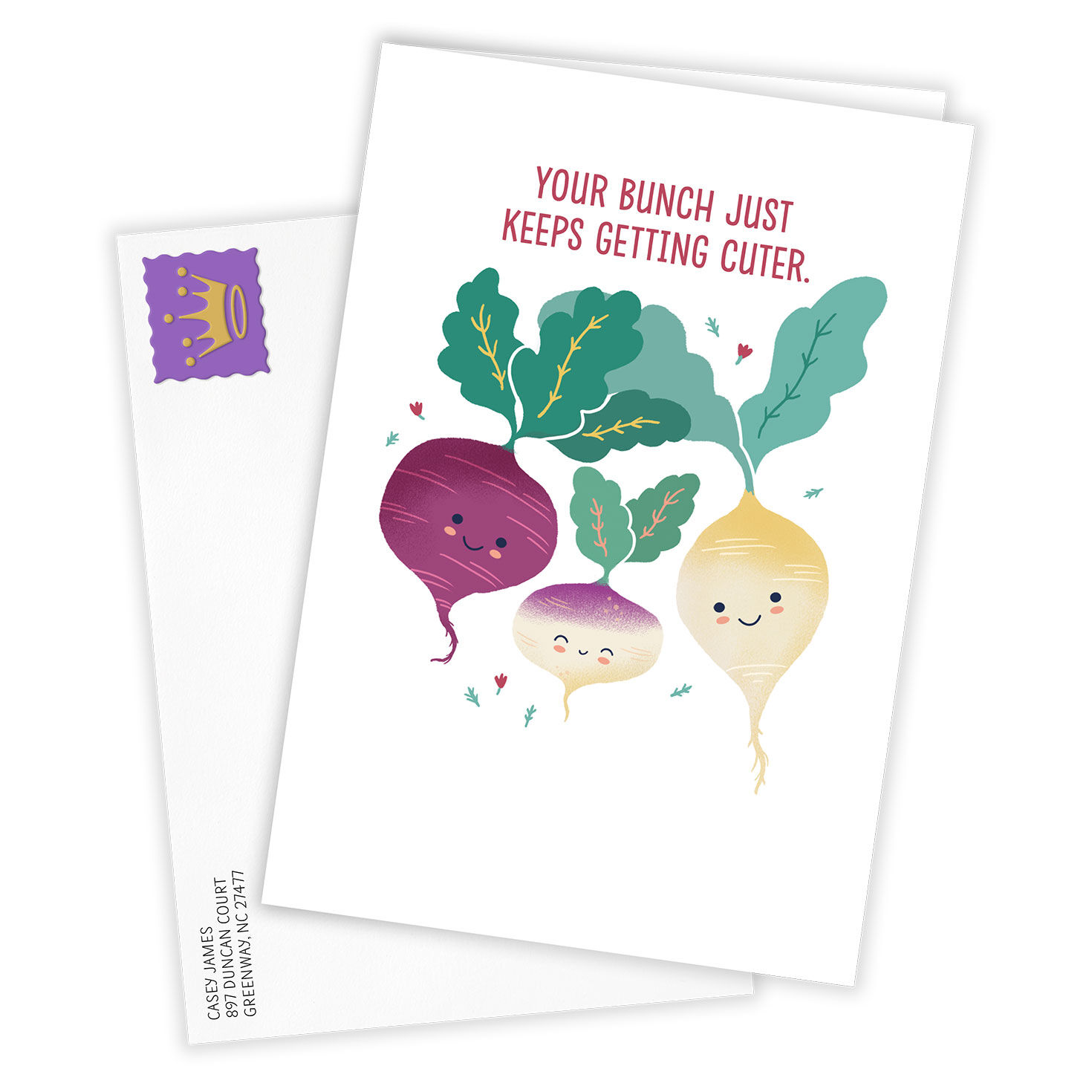 Your Bunch Gets Cuter Custom New Baby Card, , large image number 2