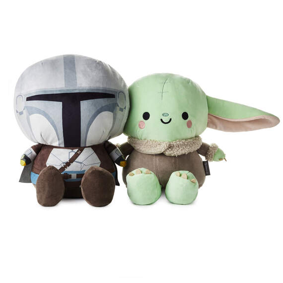 Large Better Together Star Wars: The Mandalorian™ and Grogu™ Magnetic Plush Pair, 10.5"