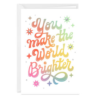 Making the World Brighter Thank-You Photo Card