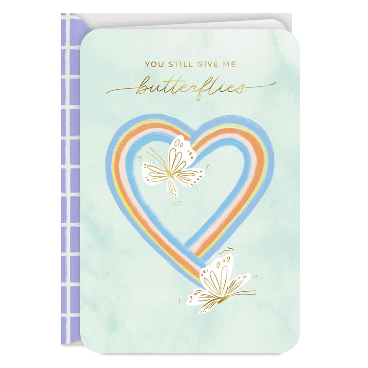 You Still Give Me Butterflies Love Card