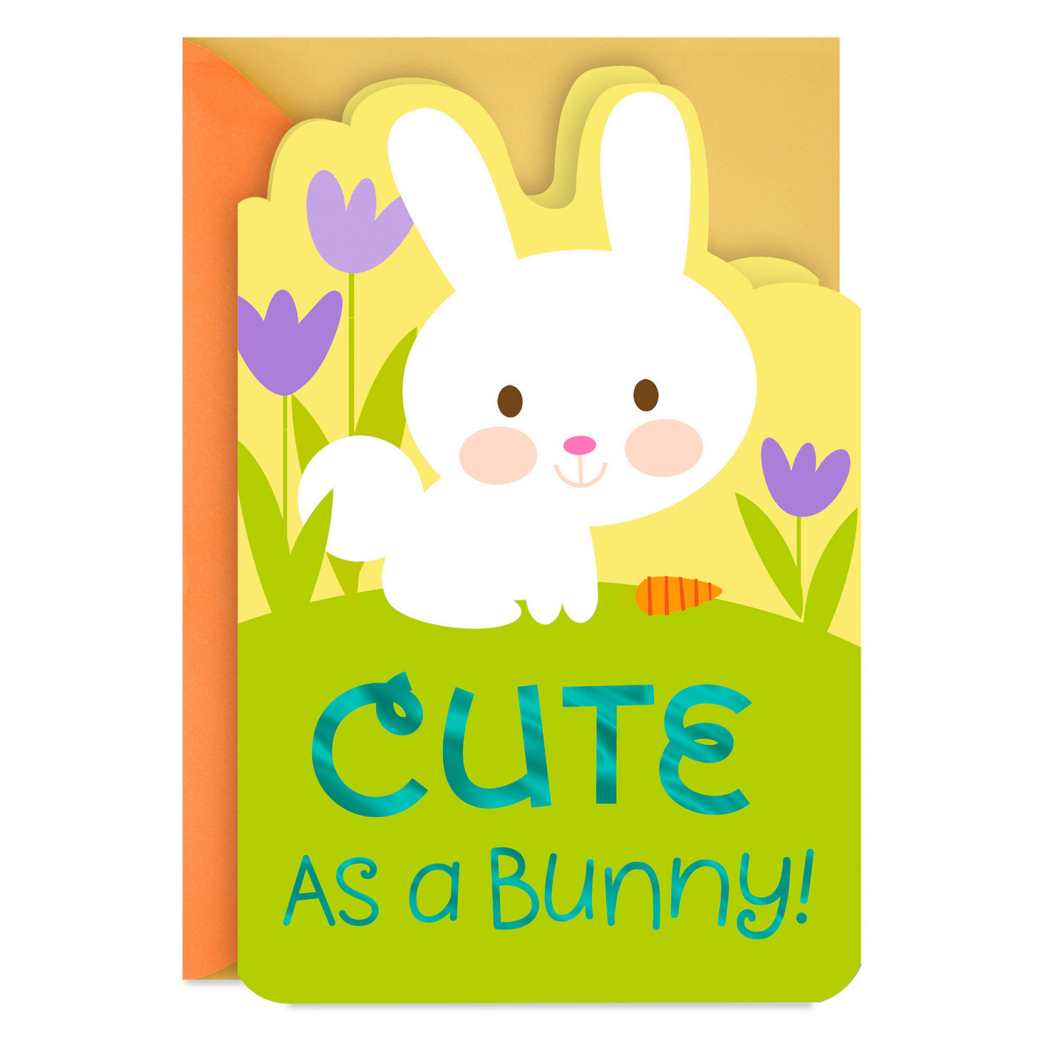 Cute as a Bunny Easter Card for Kids