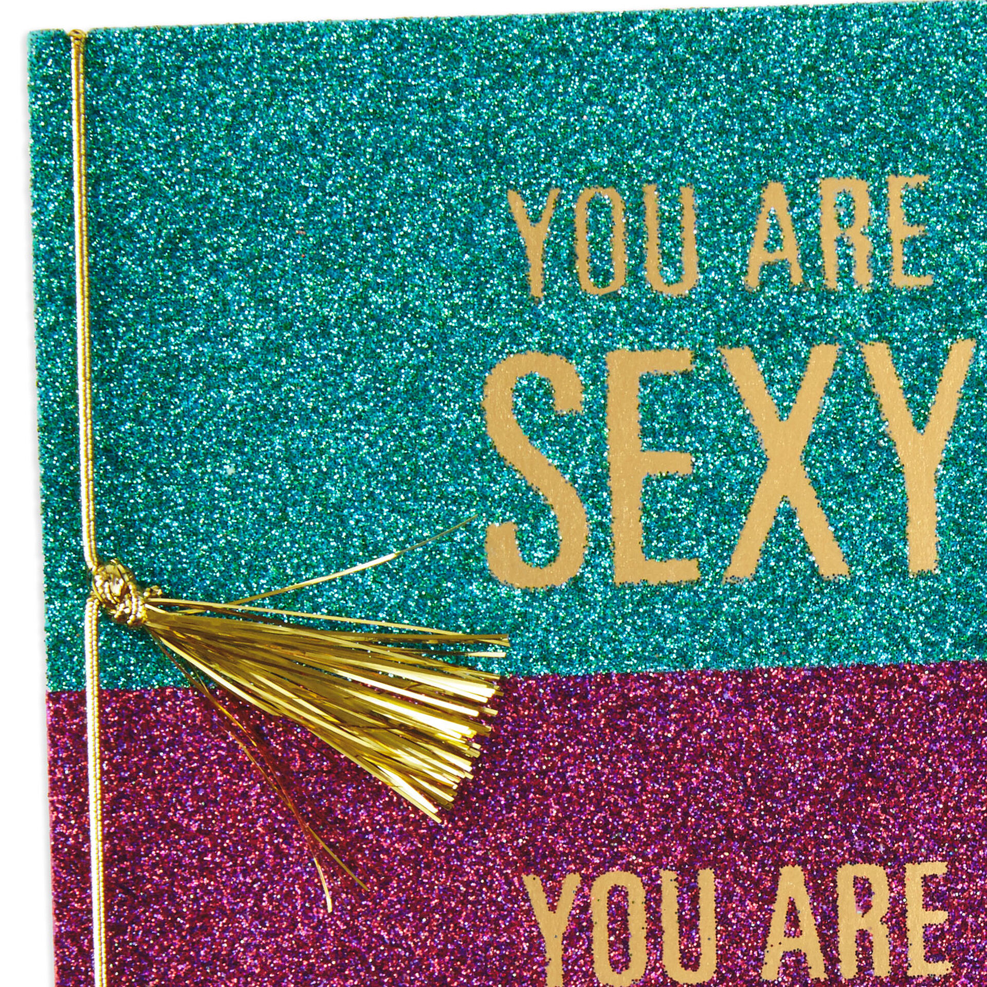 Strong, Sexy, Smart Glitter Birthday Card - Greeting Cards - Hallmark