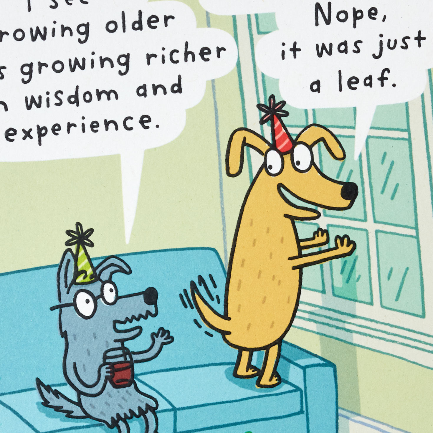 I See a Squirrel Funny Birthday Card, , large image number 4