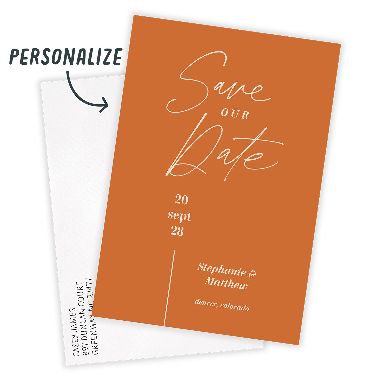 Elegant Autumn Save the Date, , large image number 2