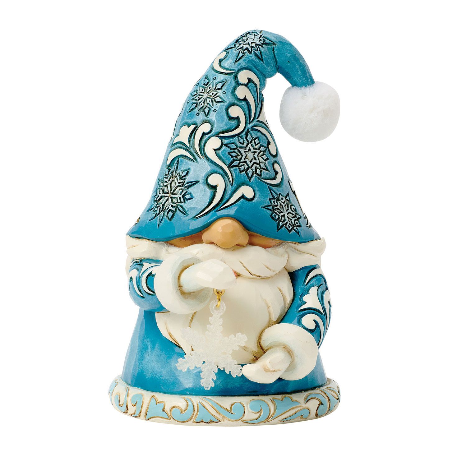 Jim Shore Heartwood Creek Snow Beautiful Gnome Figurine, 5"