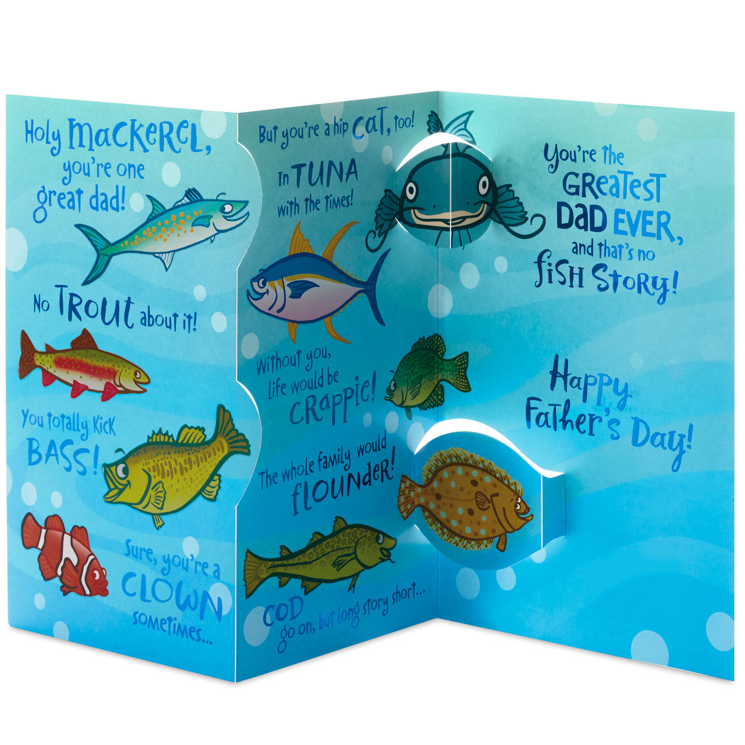 Holy Mackerel, You're One Great Dad Funny Father's Day Card for Dad for only USD 5.59 | Hallmark