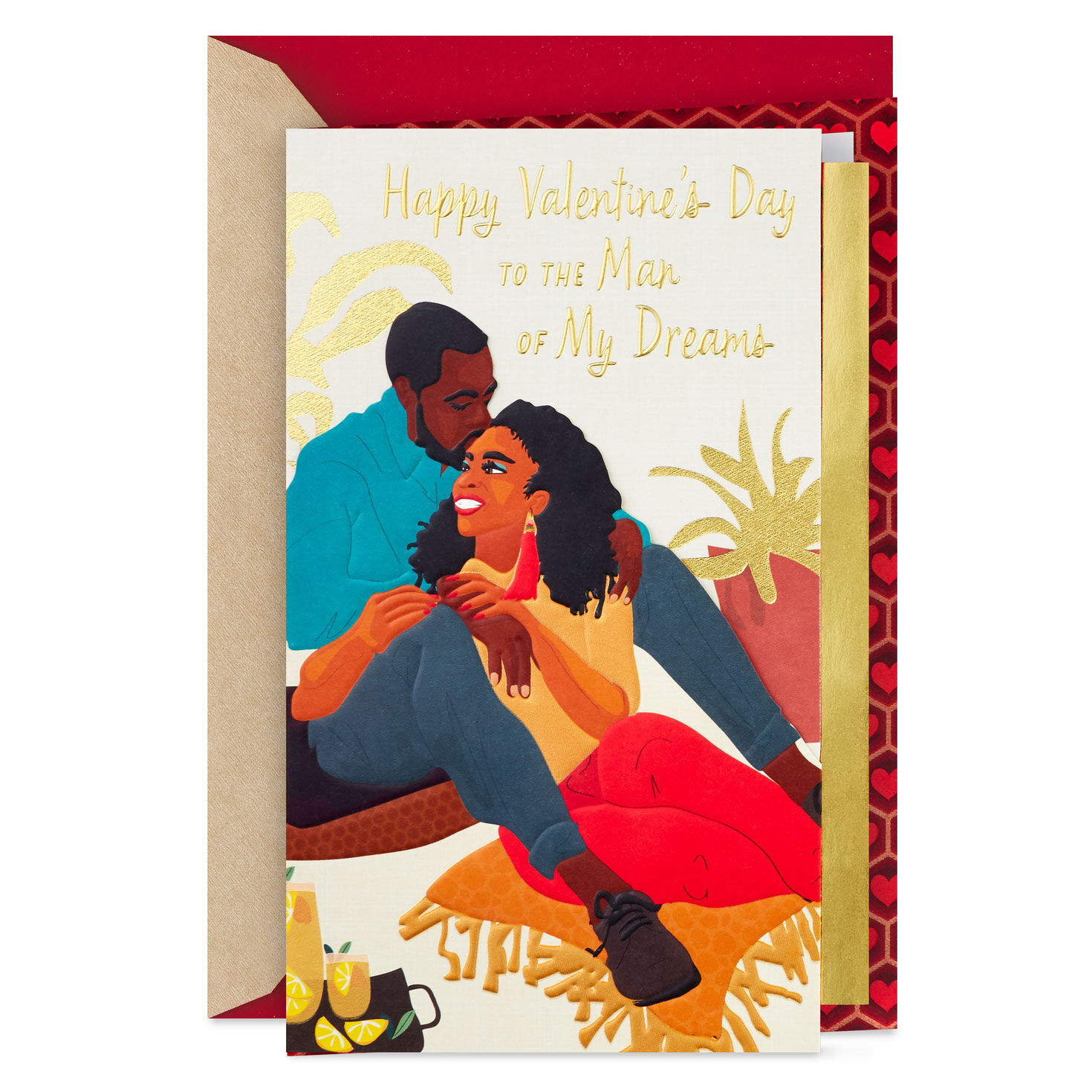 You're the Man of My Dreams Romantic Valentine's Day Card for Him