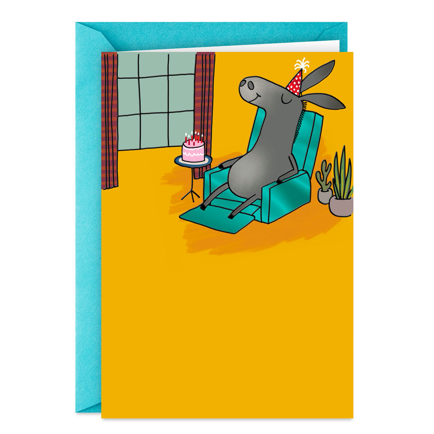 Sit Your Ass Down Funny Birthday Card