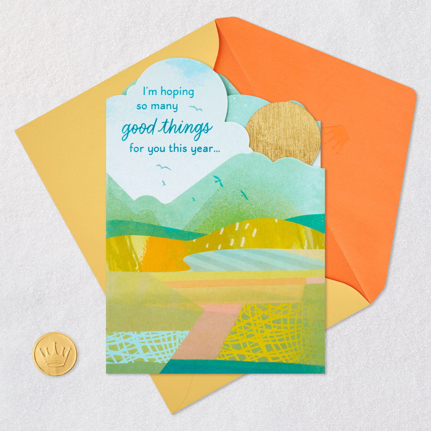 Hoping So Many Good Things Birthday Card, , large image number 10