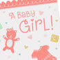 Newborn Items and Hearts 99-cent New Baby Girl Card Card front detail image number 6