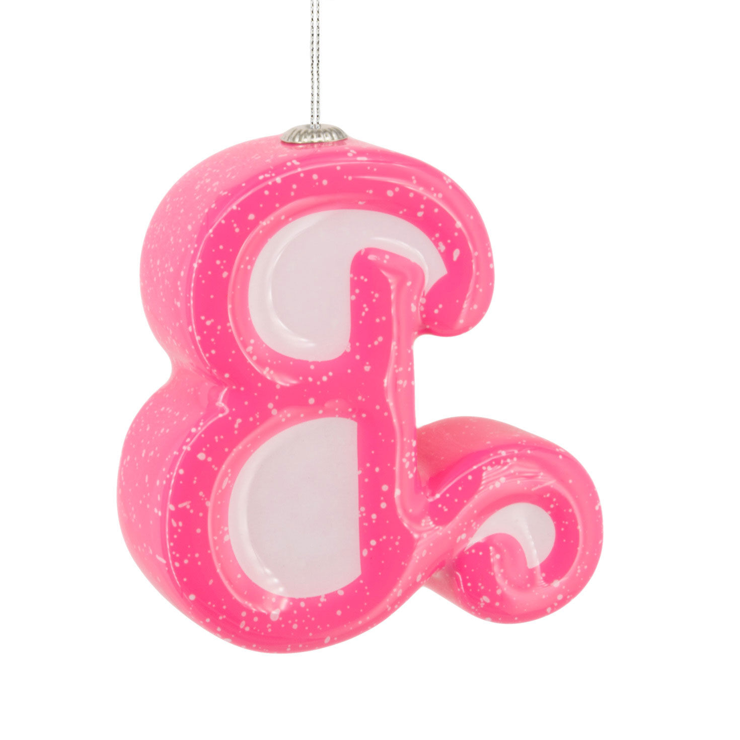 Barbie Pink B Christmas Ornament back image number 8