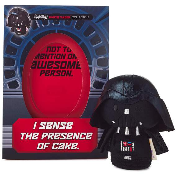 itty bittys® Star Wars™ Darth Vader™ Birthday Card With Stuffed Animal, , large image number 1