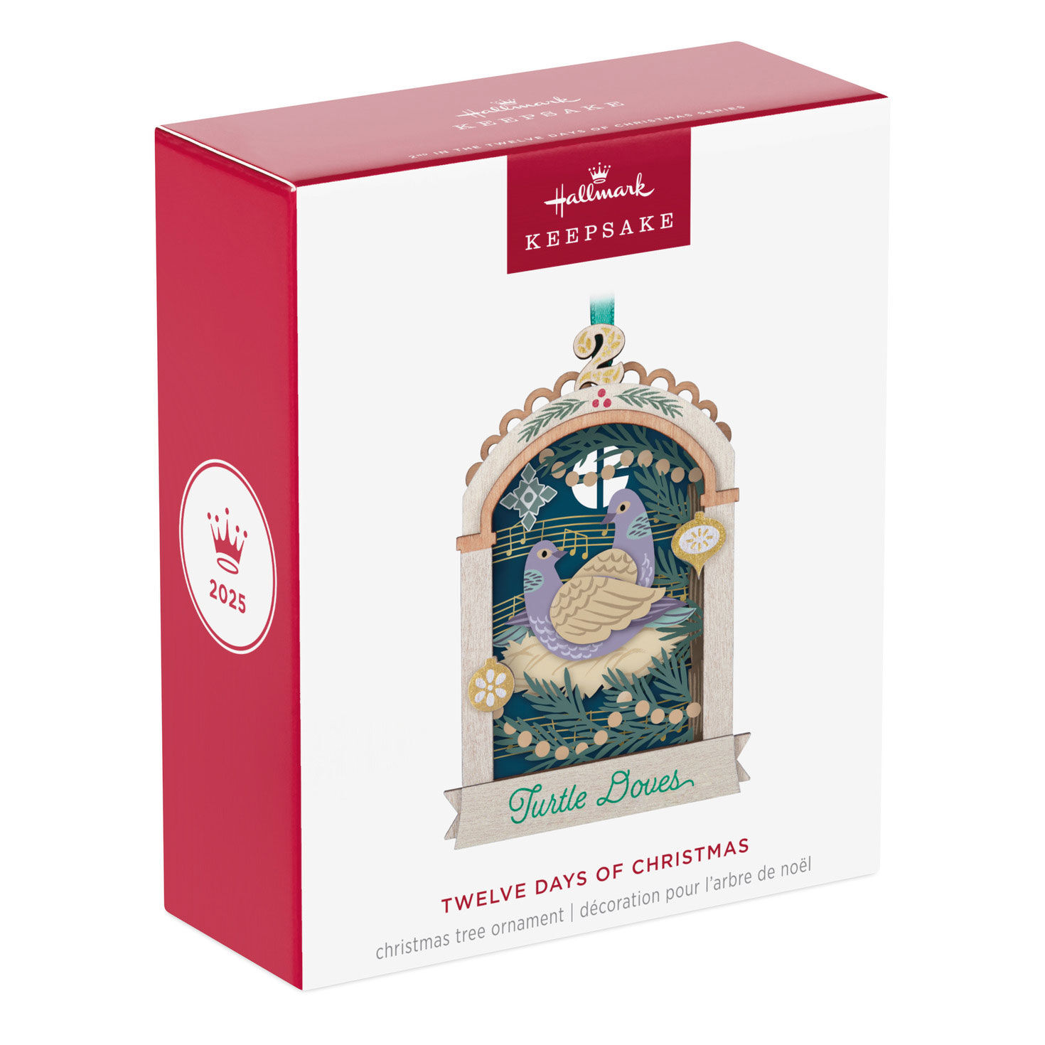 Two Turtle Doves Keepsake Ornament package front image number 7