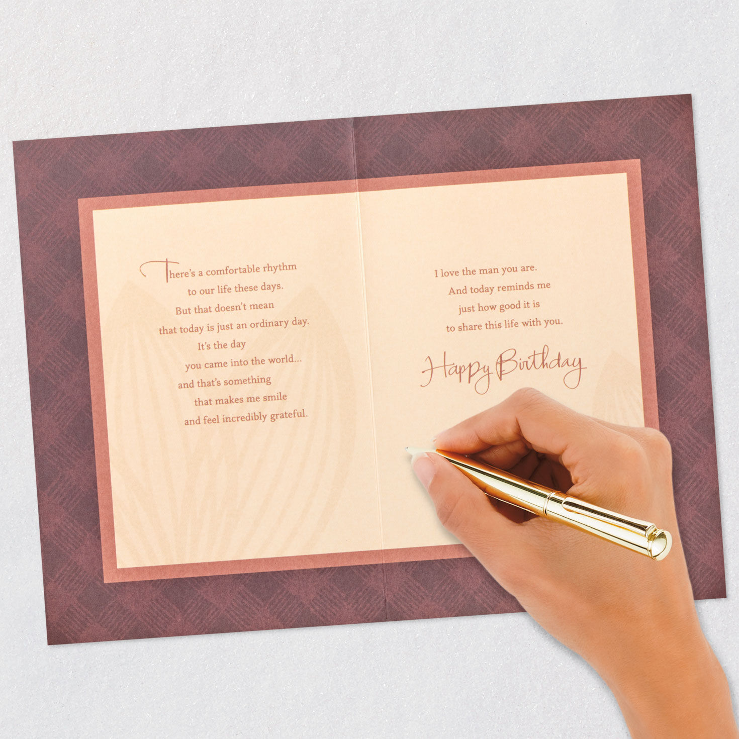 Love the Man You Are Birthday Card for Husband, , large image number 7