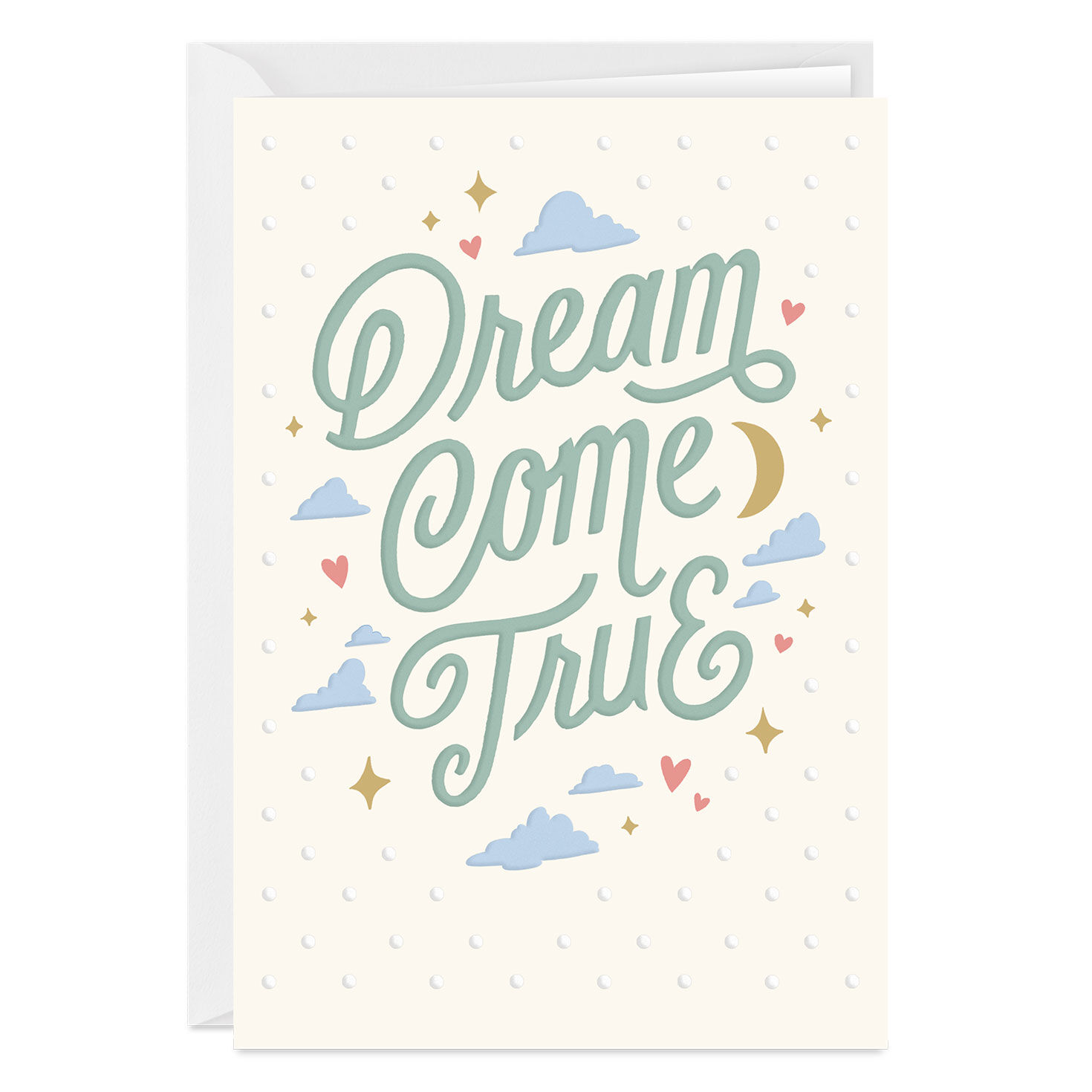 Dream Come True Custom New Baby Card
