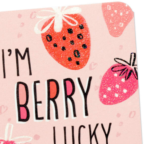 3.25" Mini Berry Lucky to Know You Card, , large image number 5