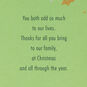 Festive Botanicals Son and Daughter-in-Law Christmas Card Sentiment image number 3