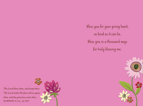 Bless You Religious Thank You Card, , large image number 2