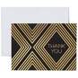 Classic Black and Gold Thank You Notes, Box of 10, , large image number 1