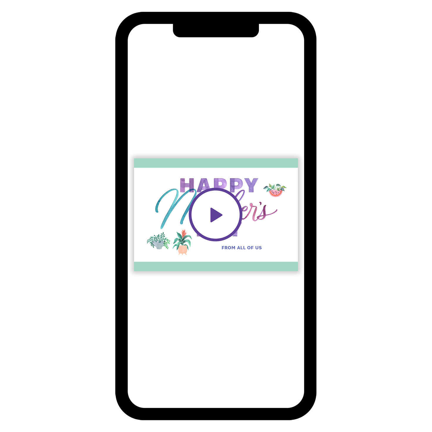 Potted Plants Mother's Day eCard