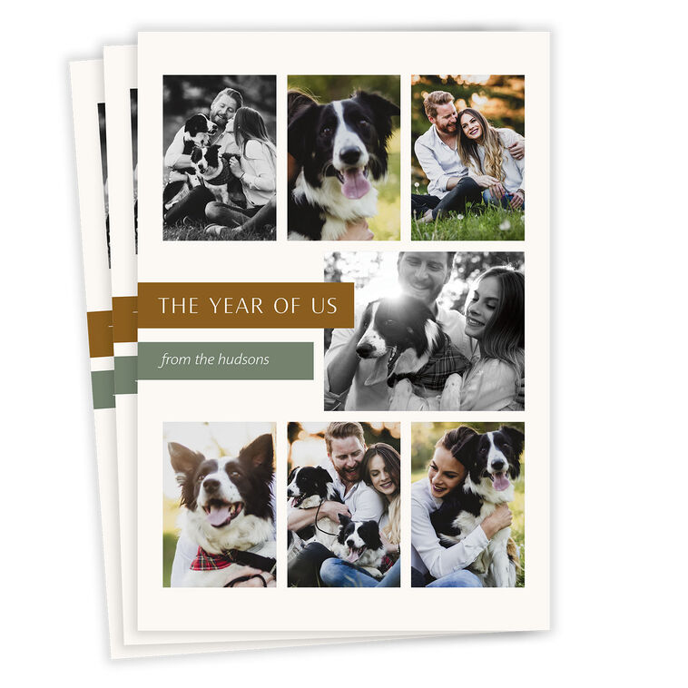The Year of Us Flat Holiday Photo Card