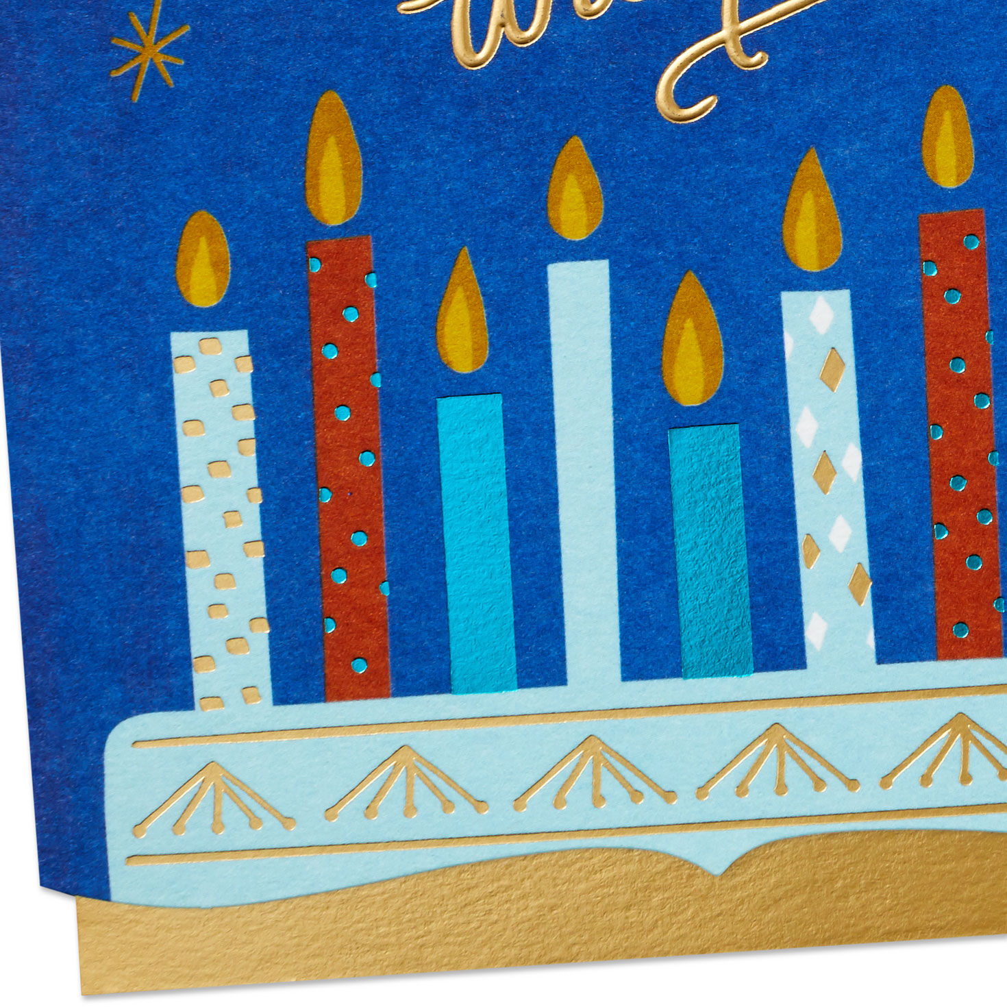Bright Candles Birthday Card Card Front Detail image number 5