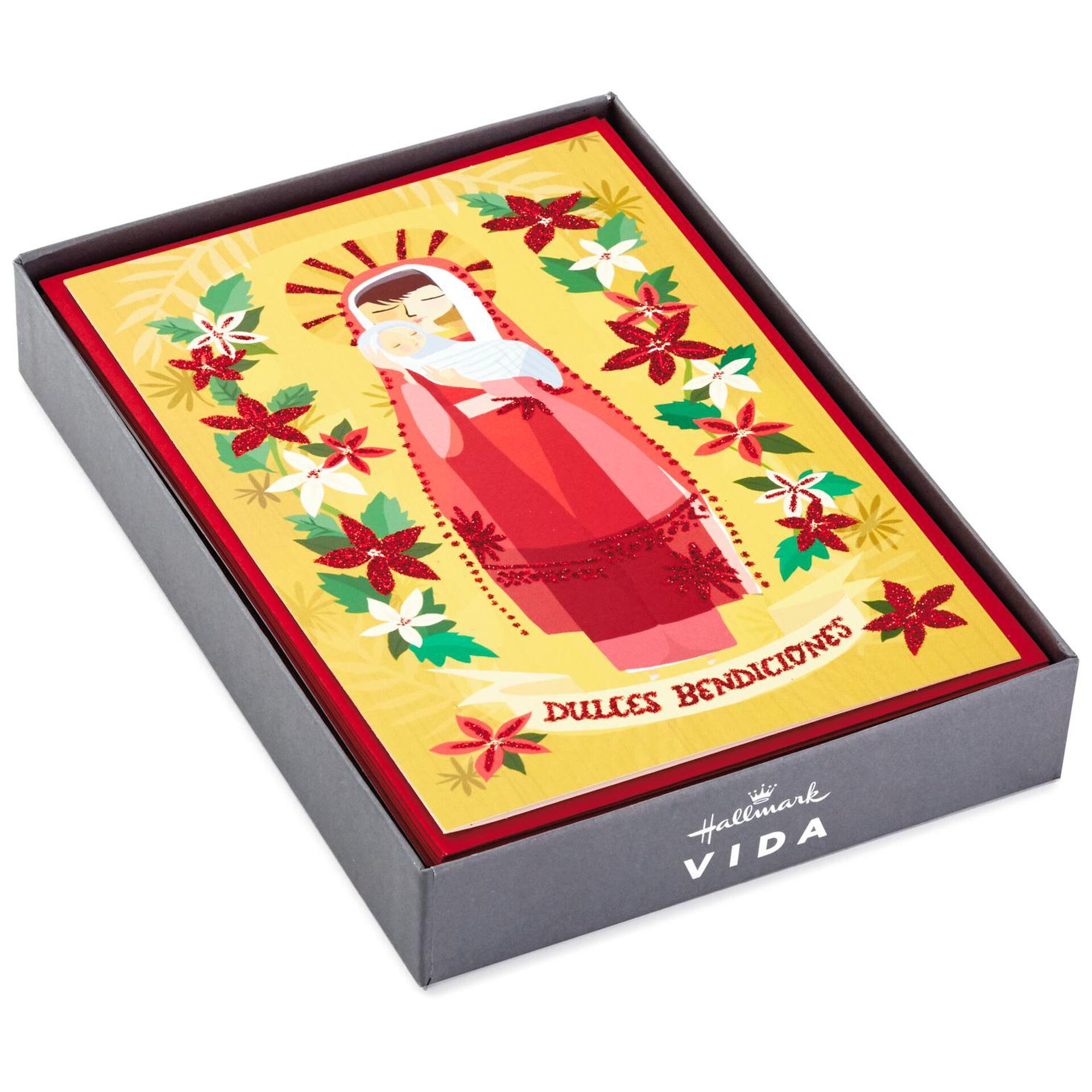 Madonna And Child Spanish Language Christmas Cards Box Of 16 Boxed Cards Hallmark